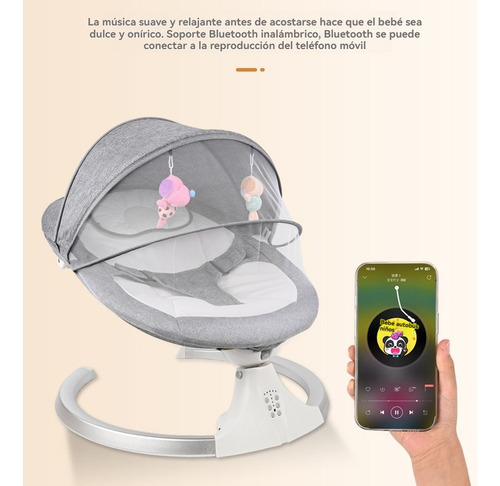 Silla Mecedora Eléctrica Inteligente Para Bebés Multifunción