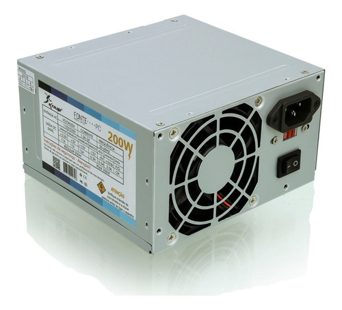 Fonte 200w Knup Conexao Sata Alta Performance Pc Computador