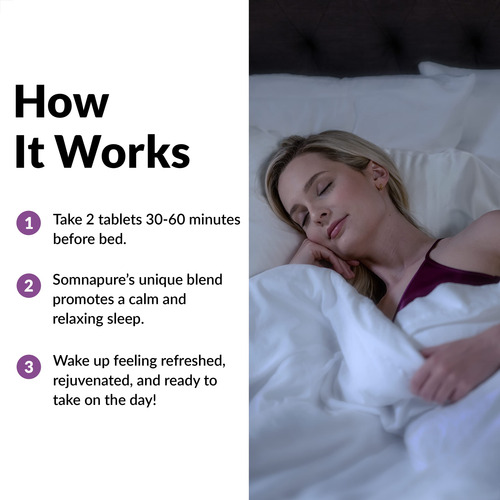 Peak Life Somnapure Pm With Natural Relief From Minor Pain,