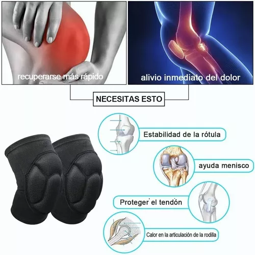 Rodillera elástica con menisco multideportiva negro/gris/verde – ADX