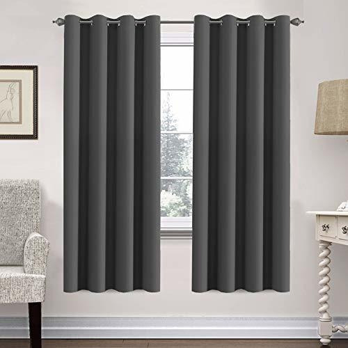 Cortinas Térmicas Aislantes, Gris Oscuro, 2 Paneles - 2.