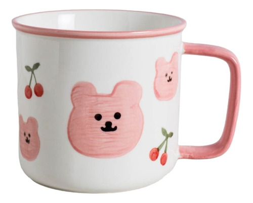 Taza Ceramica Ositos Rosas