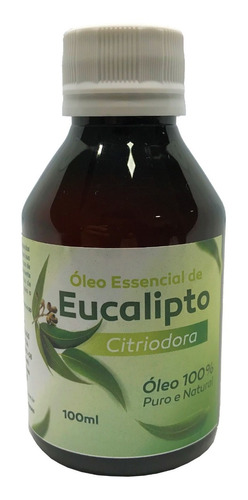 100ml Óleo Essencial De Eucalipto Citriodora - 100% Puro