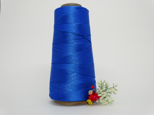 Linha Rainha Moda De Tricô Crochê Box Braids Azulão Cor Azulão 1209