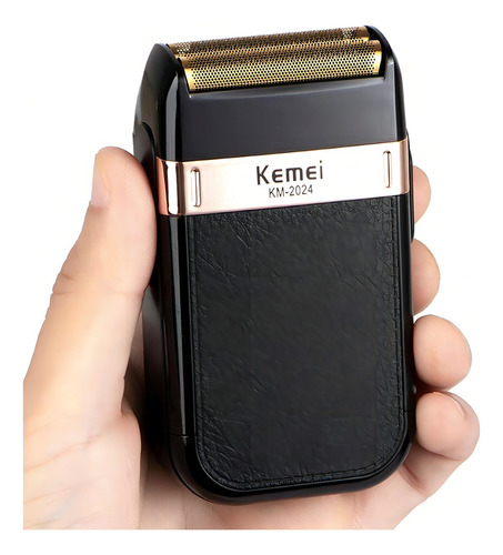 Barbeador Shaver Kemei 2024 Deixa Rosto Liso Sem Pêlos