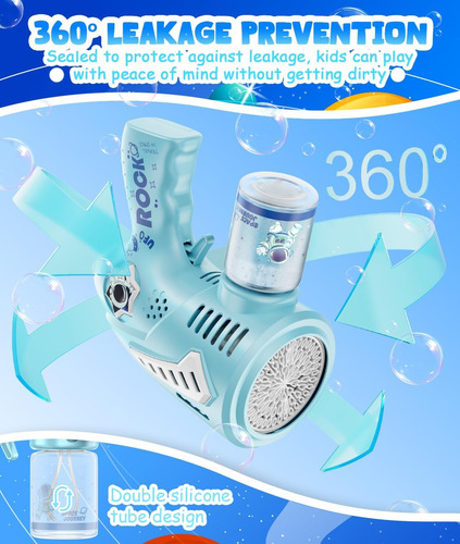 Pistola De Burbujas - Bubble Bubbles Blaster De 72 Agujer...
