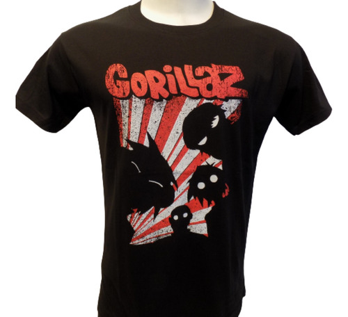 Remeras De Gorillaz Todas Las Bandas Rockería Que Sea Rock