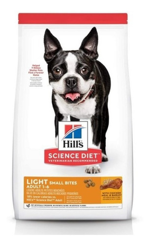 Hill's Adulto Light Small Bites 2,26kg Envio Gratis Razas