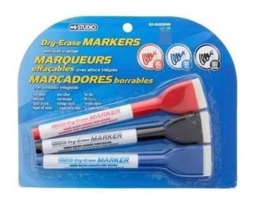 Marcadores Borrables Para Tablero Con Borrador