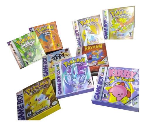 Cajas Holográficas Gameboy Pokémon Nintendo Gamefreak