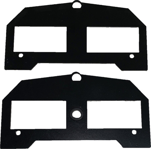 Pack 2 Soportes De Hierro Para Disipador Aluminio Lux Led Cob Negro