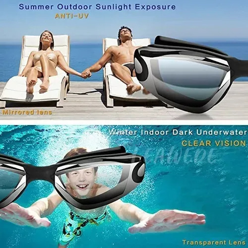 6 En 1 Kit Gafas De Natación Protección Uv Antiempaño Gogles