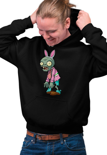 Adulto Sudadera Panda Zombie Conejo Plantas Vs Zombies