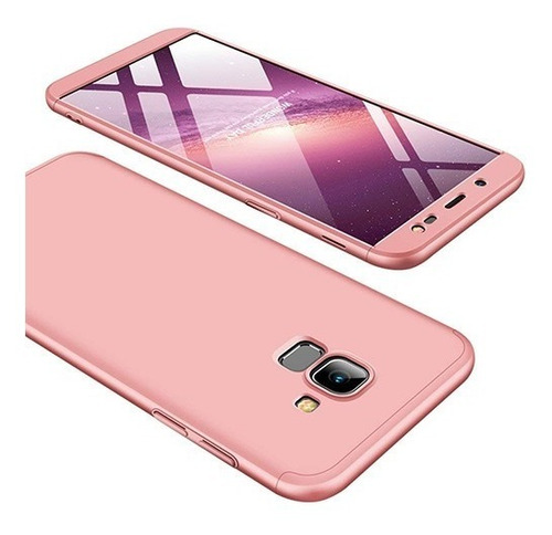 Protector Full 360 + Vidrio Templado Samsung J6 2018 Febo