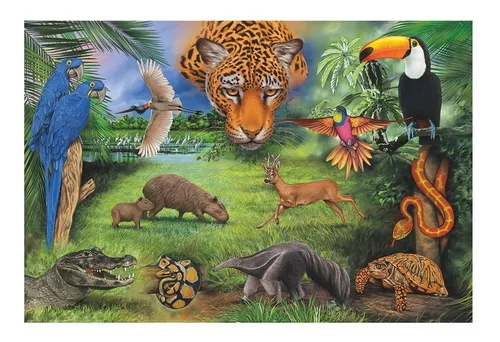 Puzzle 150 peças Animais da Fazenda - Loja Grow