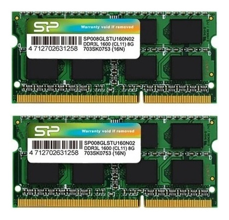 Memoria Ram Sp  Ddr3 16gb 8*2 A 1600mhz