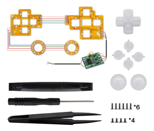 Imagen 5 de 9 de 6 Colores D-pad Pulgar Pulgares Kit Botón Para Sony Ps4 Play