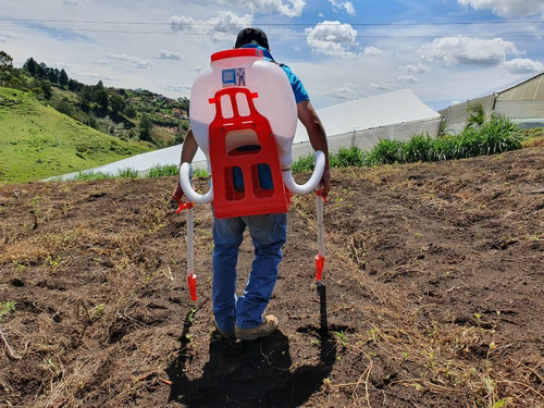 Imagen 3 de 4 de Combo Abonadora De Espalda + Sembradora Rotativa Agrofacil