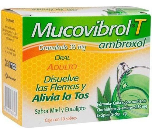 Mucovibrol T Granulado 30 Mg, 10 Sobres