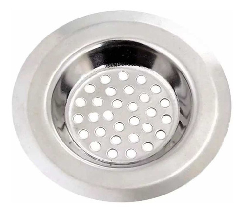 Tapón De Fregadero X2 Atrapa Basura Filtro Metal Cocina