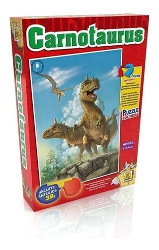 Puzzles 3d Implas Carnotaurus204 Pzs -  Art.0228