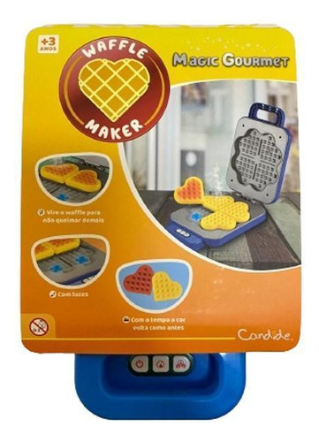Magic Gourmet - Waffle Maker Azul - Candide