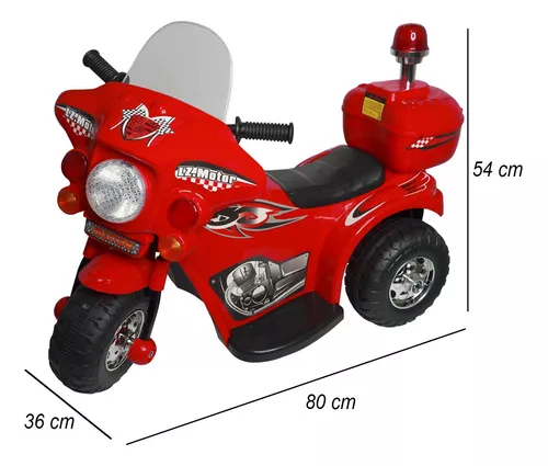 Mini Moto Elétrica Triciclo Criança Infantil Barato Veiculo