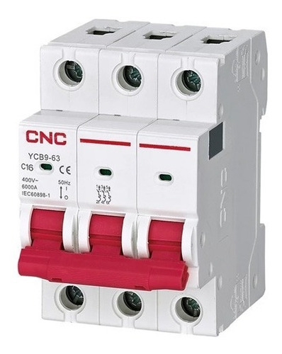 Automatico Trifasico 3x16amp 6ka Curva C Interruptor Control