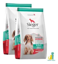 Comprar Sieger Adulto Raza Pequeña 2 X 12 Kg (24 Kg) - Happy Tails