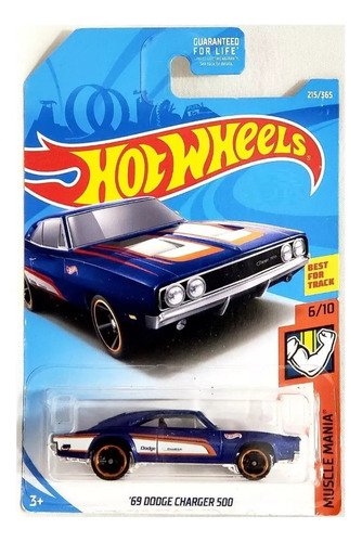 Hot Wheels 69 Dodge Charger 500 Muscle Americano Original