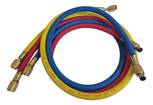 Kit Manifold Com Mangueiras + Carga Maçarico Ar Condicionado