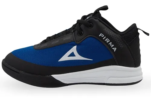 Tenis Pirma Basketball Para Ni o Color Negro azul Rey 18 21