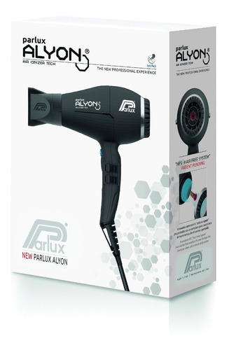 Secador de pelo Parlux Alyon Air Ionizer Tech negro 220V