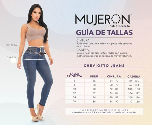 Jeans 14477 Push Up Negro, Realzante Y Escultor.