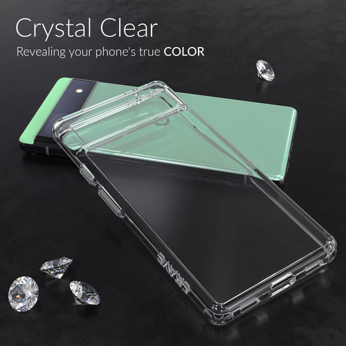 Capa De Telefone Crave Clear Guard Para Google Pixel 6a