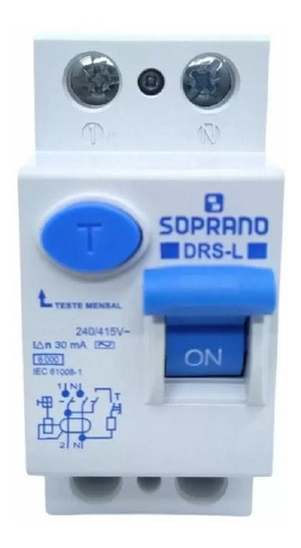 Dr Bipolar Interruptor Diferencial Residual Drs2-25a