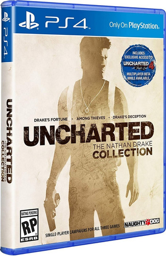 Uncharted Collection Ps4 Físico. Uncharted 1,2y3. Sellado
