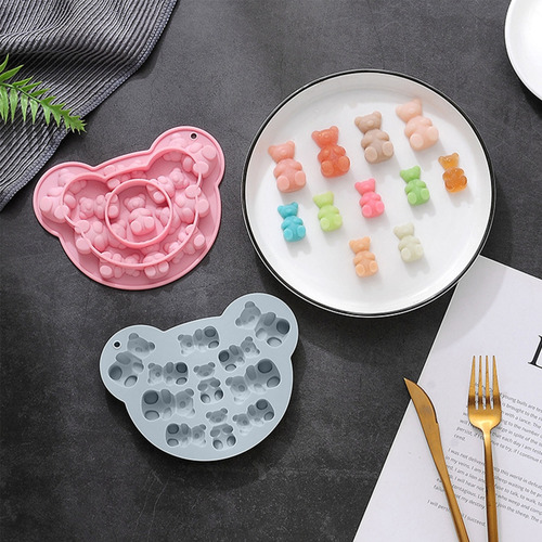 (pk) Cavities Silicone Fondant Moulds Baking Tool Bear