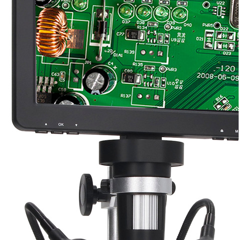 Microscopio Digital Usb, Pantalla Lcd Hd De 7 Pulgadas, 1200