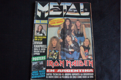 Revista Metal # 199 - Iron Maiden En Argentina