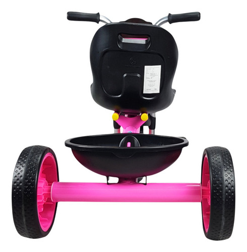 Triciclo Para Niños Diseño Mazinger Con Luz Y Sonido Color Rosa
