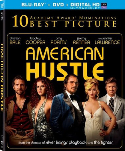 American Hustle ( Bluray + Dvd Combo) Original Nuevo Sellado