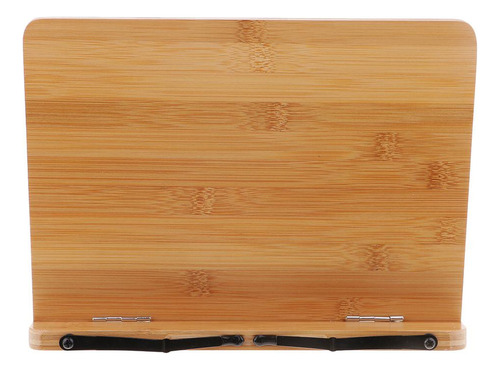 Soporte Para Libro Bambú Tablet Ipads Book Holder Atril De