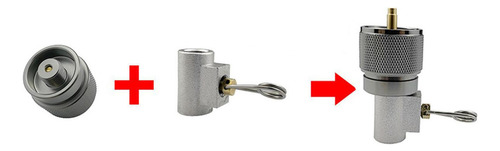 Qa 2 Conector Adaptador De Recarga De Gas, Recipiente De