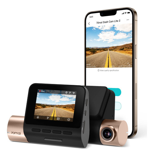 Dash Cam Lite Full Hd Smart Camara Para Coche Vision Wdr Gps