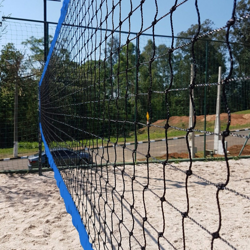 Rede De Beach Tennis 4 Faixas Azul