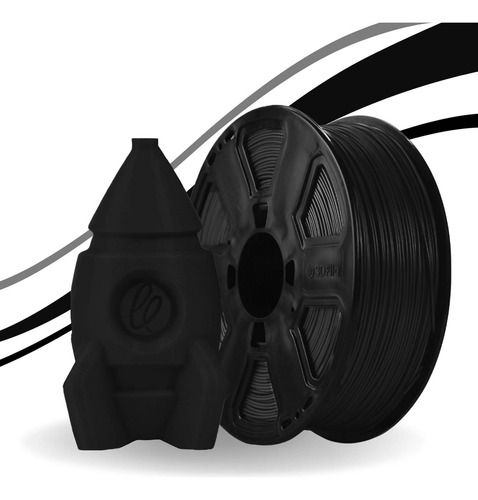 Filamento 3d Fila Asa Wp Preto 1,75mm 1kg Impressão 3d