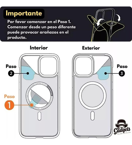 Kit Funda Magsafe + Mica Pantalla + Mica Cámara Para iPhone