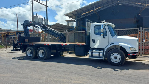Imagen 2 de 11 de Camion Plataforma Freightliner Con Grua Articulada Hiab 175