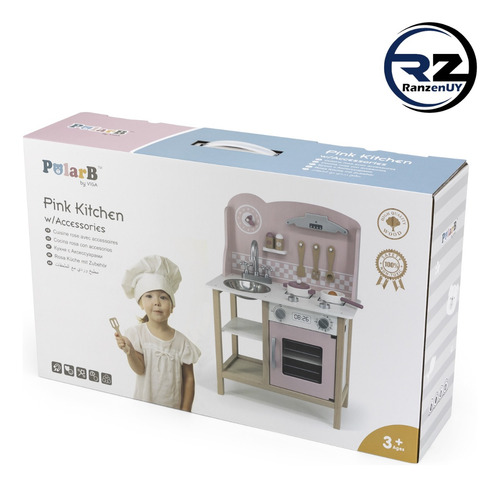 Juego De Cocina Infantil De Madera Para Niños Con Accesorios
